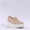 Marco Moreo Dublin Slip On Trim Wedge - Camel Suede